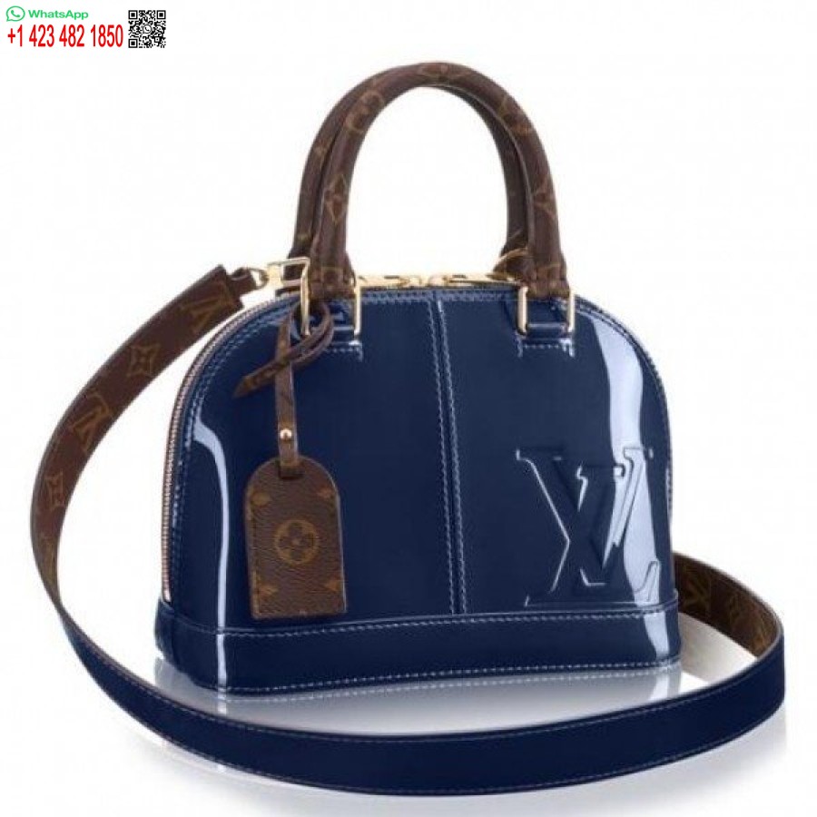 Kopi Louis Vuitton Alma Bb Veske Patentskinn M54705 Blv667