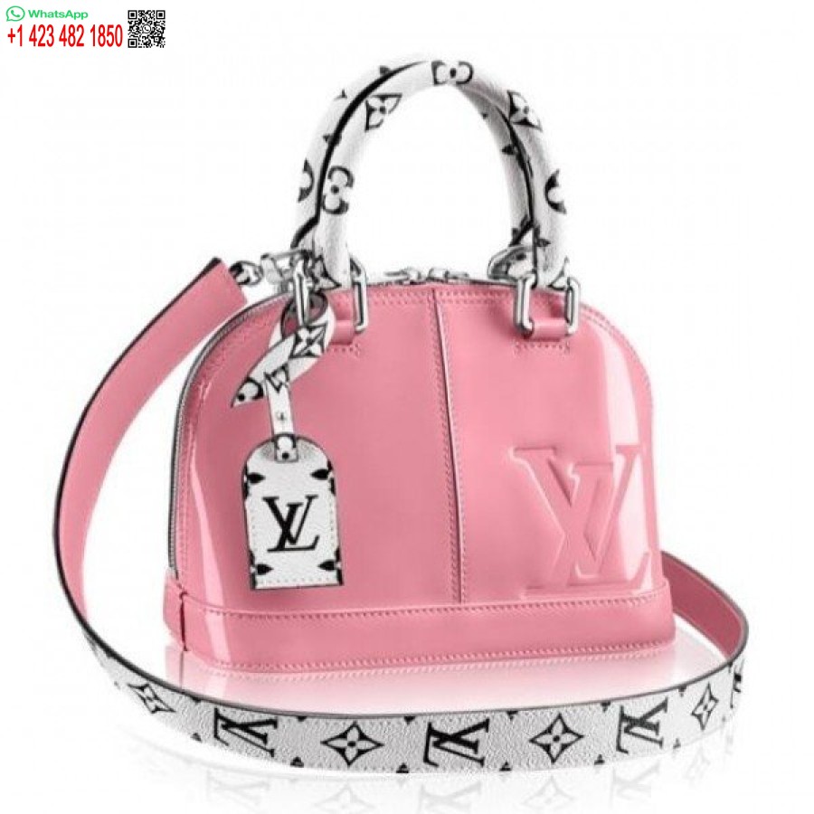 Kopi Louis Vuitton Alma Bb Veske Patentskinn M54704 Blv666