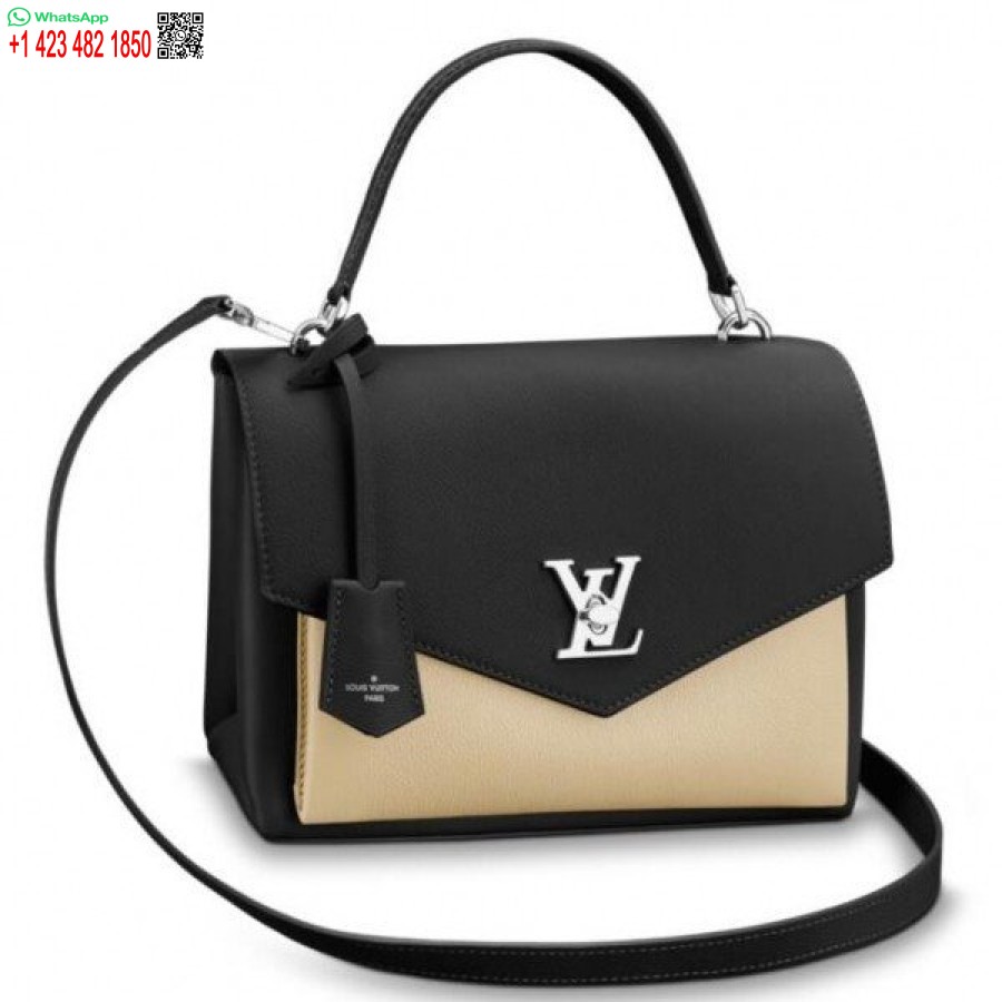 Replica Louis Vuitton Vanille Noir La Mia Borsa Lockme M54878 Blv751