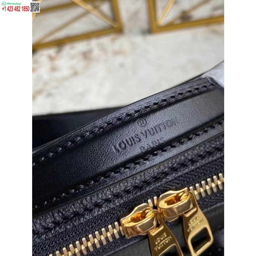 Реплика черной кожаной сумки через плечо Louis Vuitton M80450 Blv716