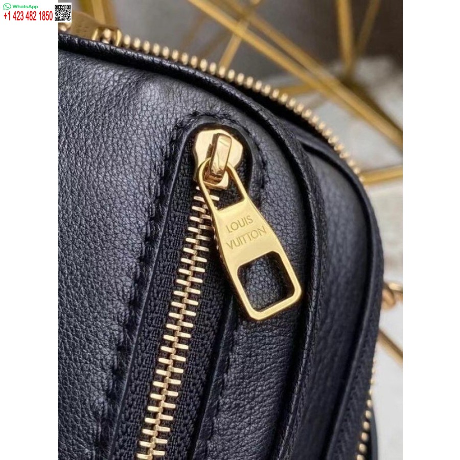 Реплика черной кожаной сумки через плечо Louis Vuitton M80450 Blv716