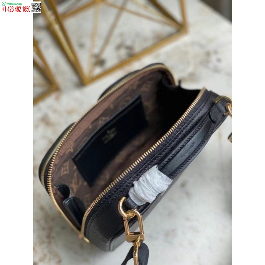 Реплика черной кожаной сумки через плечо Louis Vuitton M80450 Blv716