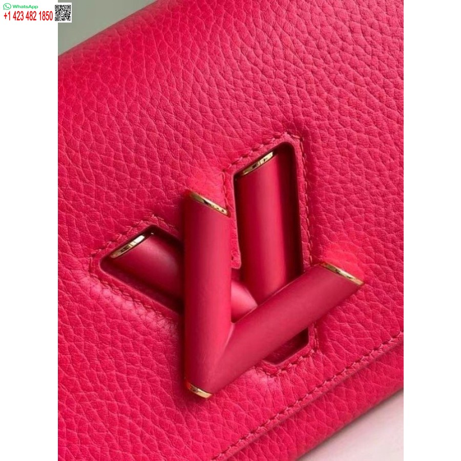 Replică Geantă Louis Vuitton Twist Pm Din Piele Taurillon Rose M58691 Blv715