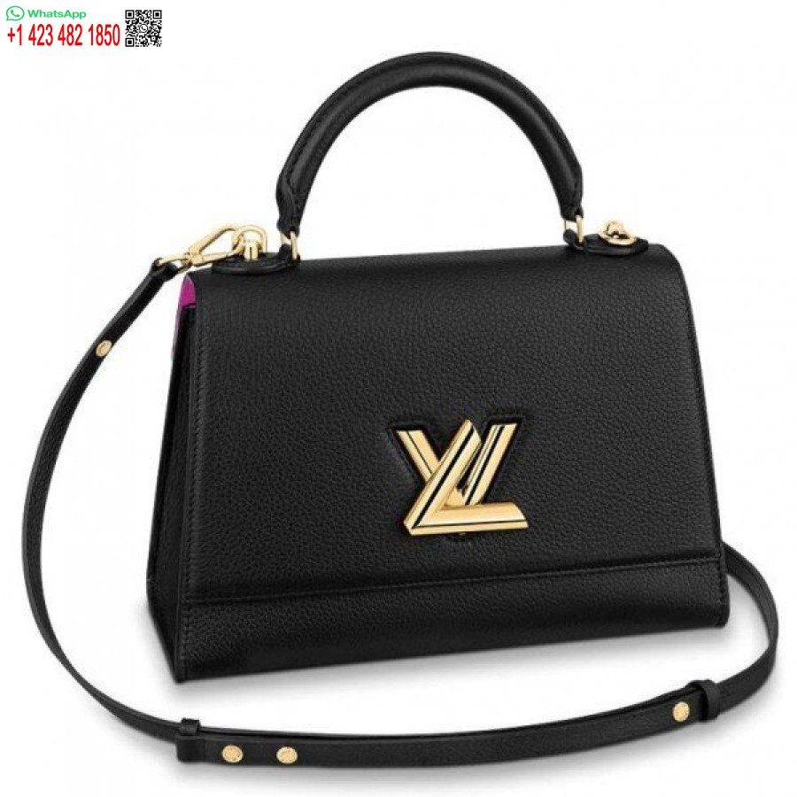 Replica Louis Vuitton Twist Una Borsa Nera Con Manico Mm M57090 Blv679