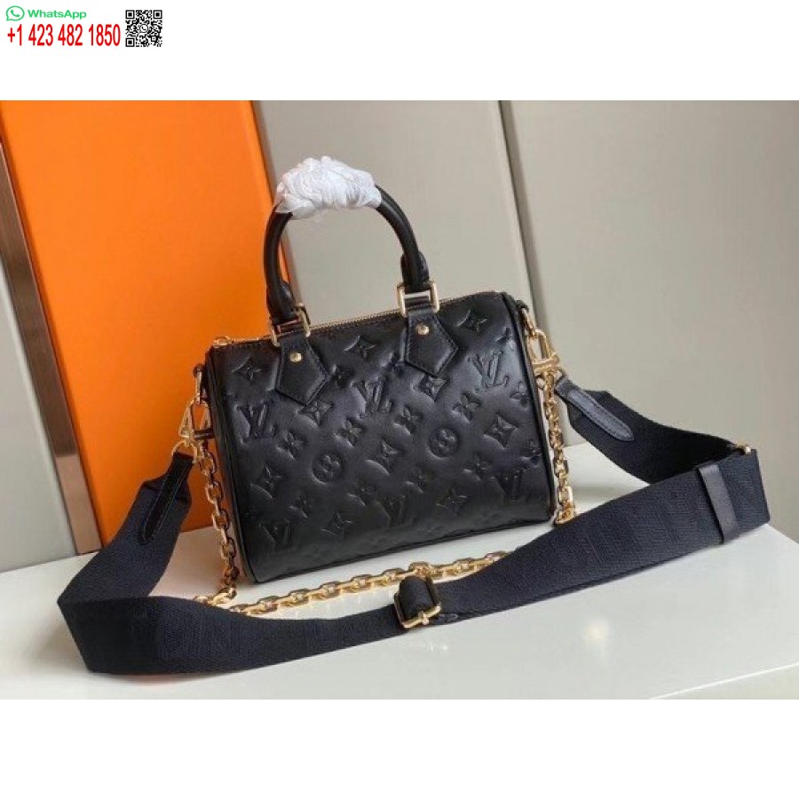 Réplique Louis Vuitton Speedy Bandouliere 22 Sac Monogramme En Cuir D'agneau M58631 Blv707