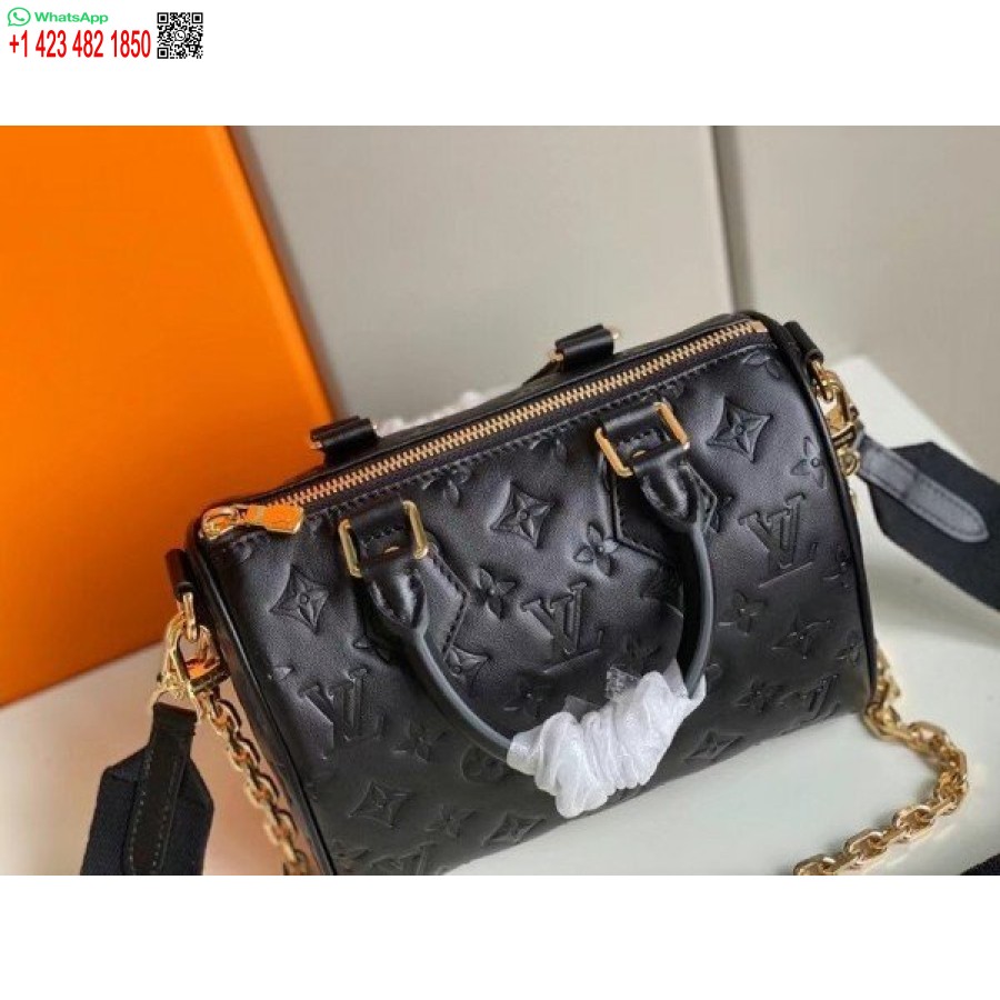 Réplique Louis Vuitton Speedy Bandouliere 22 Sac Monogramme En Cuir D'agneau M58631 Blv707