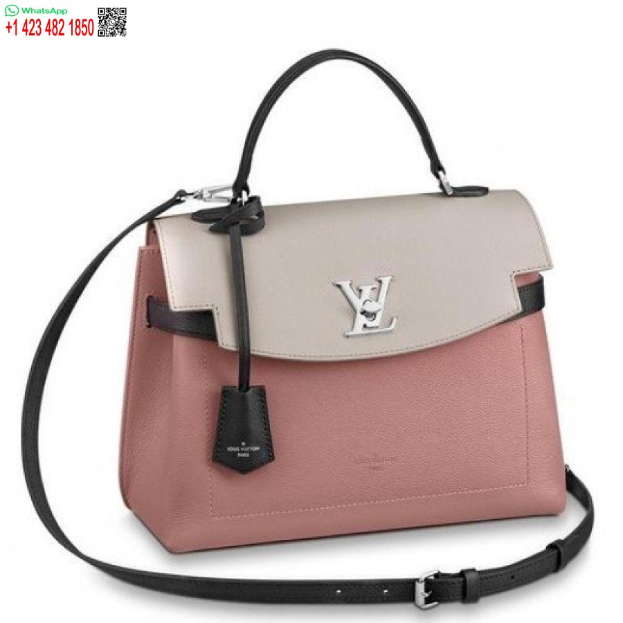 Replika Louis Vuitton Rose Ballet Lockme Ever Bag M52787 Blv738