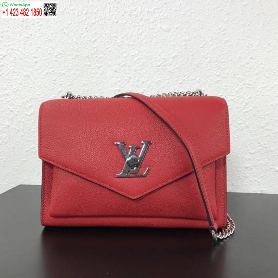 Реплика красной сумки Louis Vuitton Mylockme BB M51419 Blv753