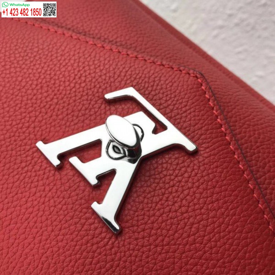 Реплика красной сумки Louis Vuitton Mylockme BB M51419 Blv753