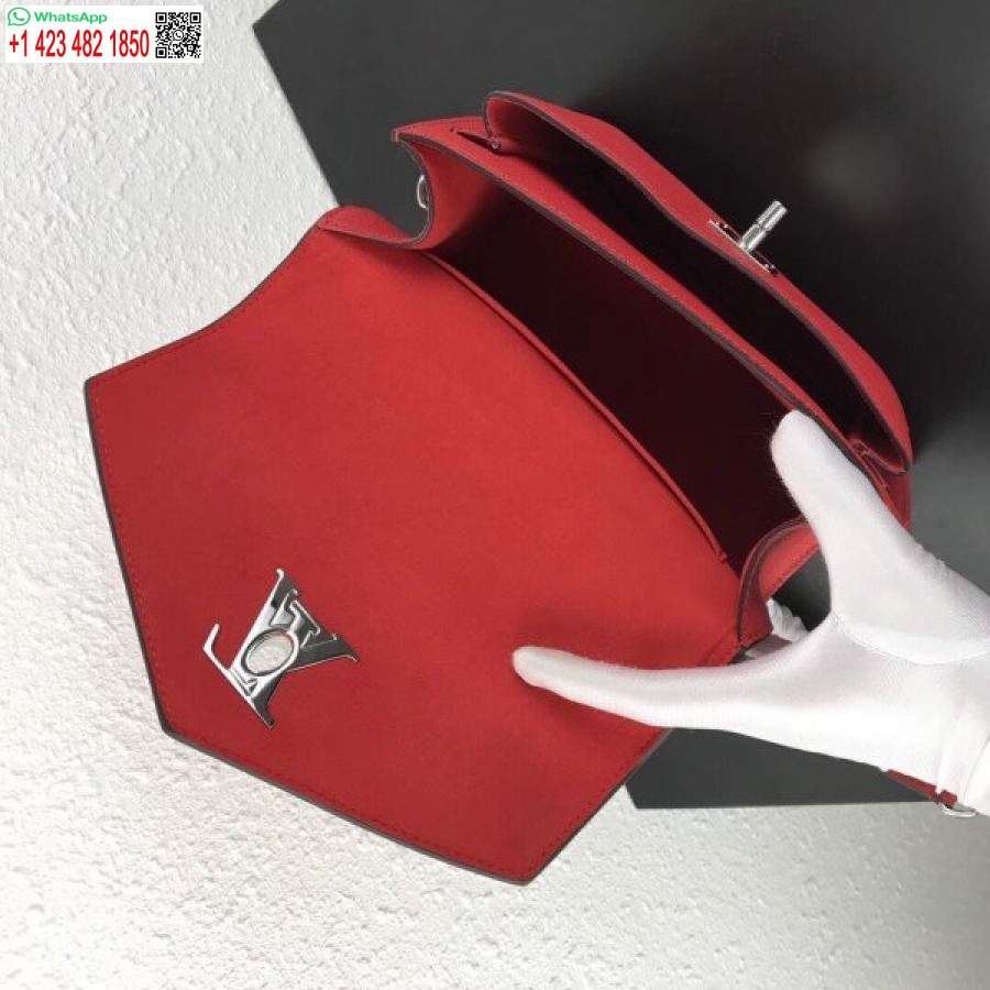 Реплика красной сумки Louis Vuitton Mylockme BB M51419 Blv753