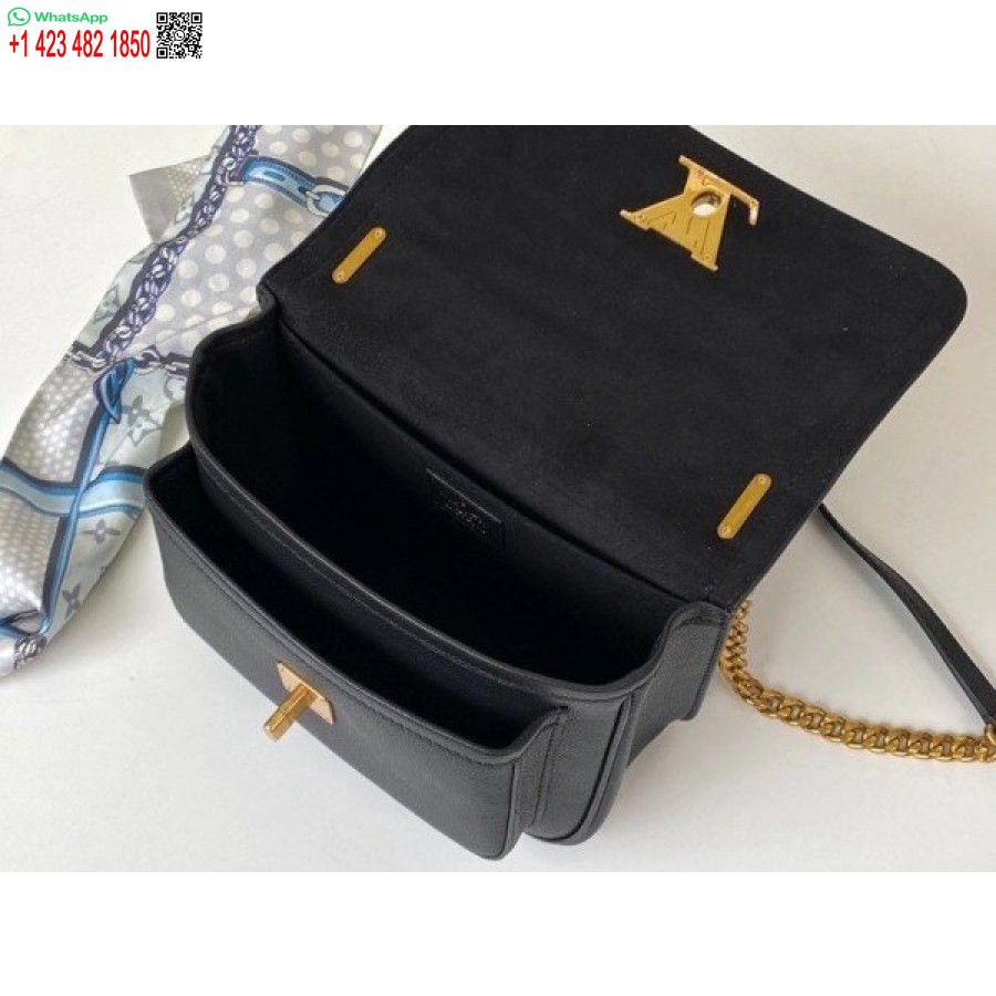 Replika Louis Vuitton Lockme Chain PM Tasche Aus Grünem Leder M57073 BLV684