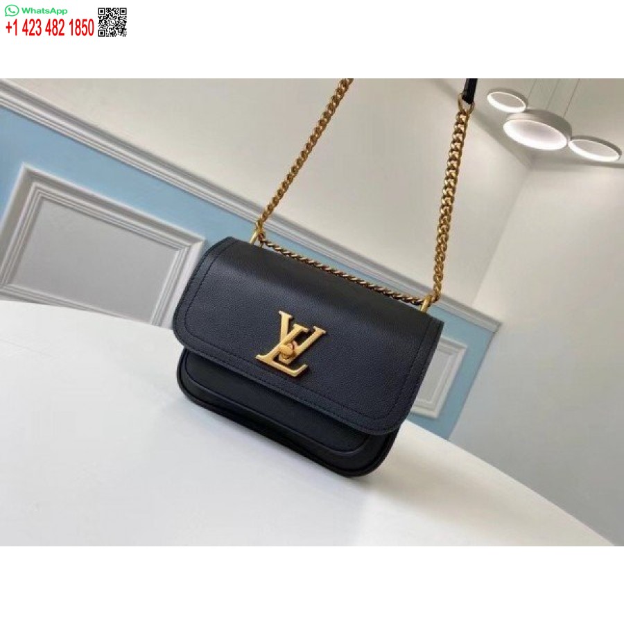 Replika Louis Vuitton Lockme Chain PM Tasche Aus Grünem Leder M57073 BLV684