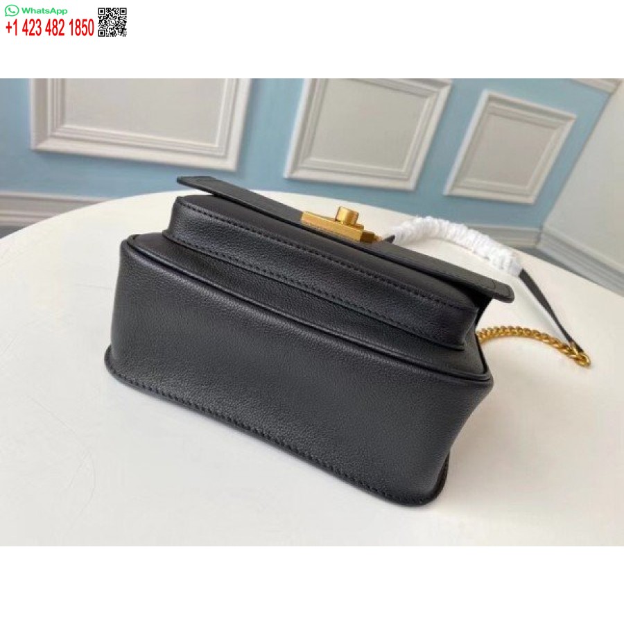 Replika Louis Vuitton Lockme Chain PM Tasche Aus Grünem Leder M57073 BLV684