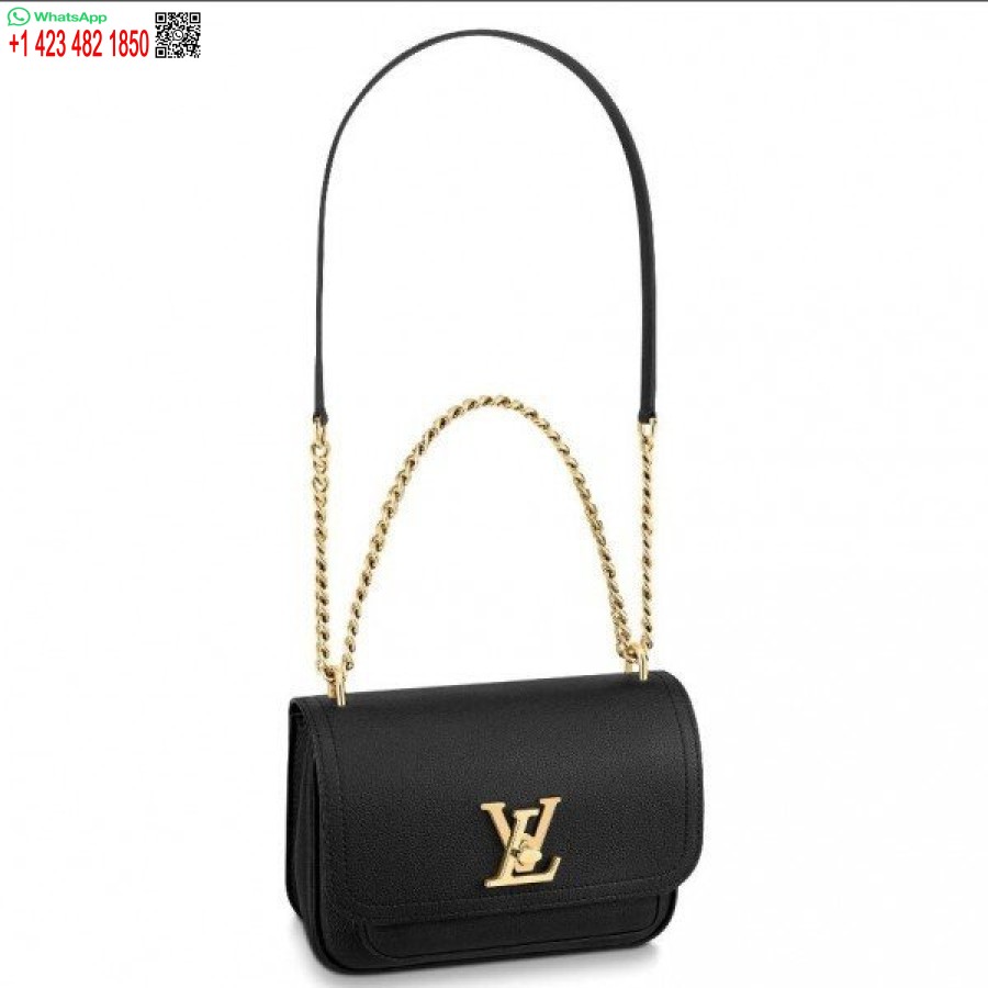 Replica Louis Vuitton Lockme-ketting Pm-tas In Groen Leer M57073 Blv684