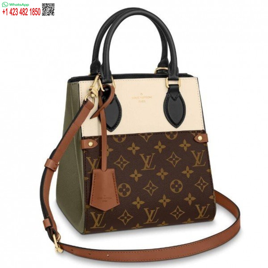 Replica Louis Vuitton Fold Tote Pm Monogramma Pelle Di Vitello M45388 Blv697