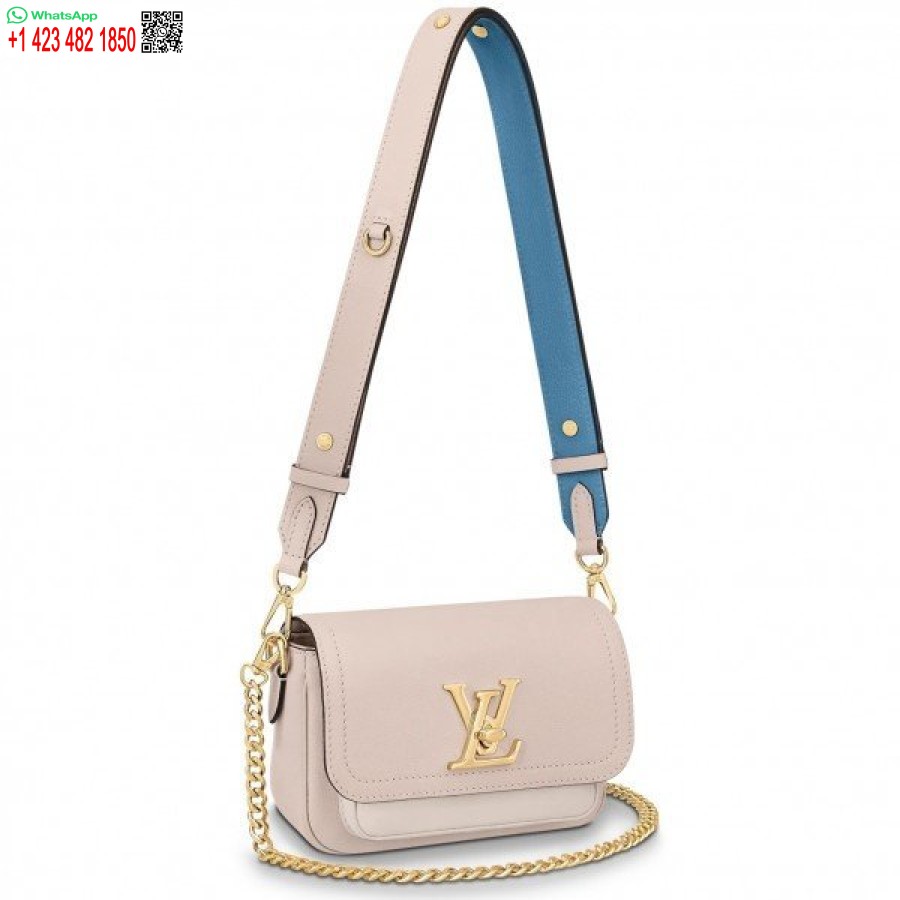 Replika Louis Vuitton Greige Lockme Tender Taška M58554 Blv710