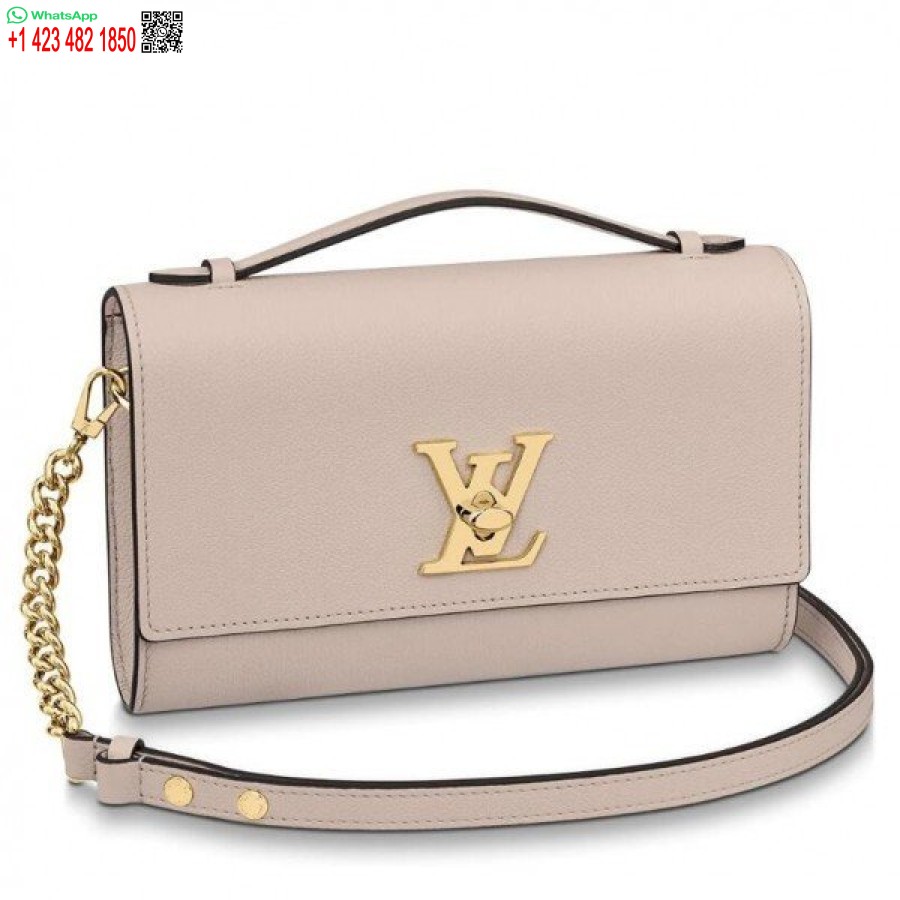 Replika Spojky Louis Vuitton Greige Lockme M56087 Blv692