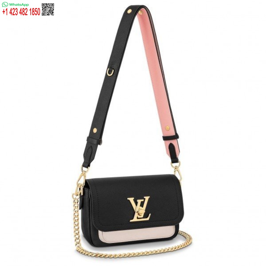 Replica Louis Vuitton Zwarte Lockme Tendertas M58557 Blv711