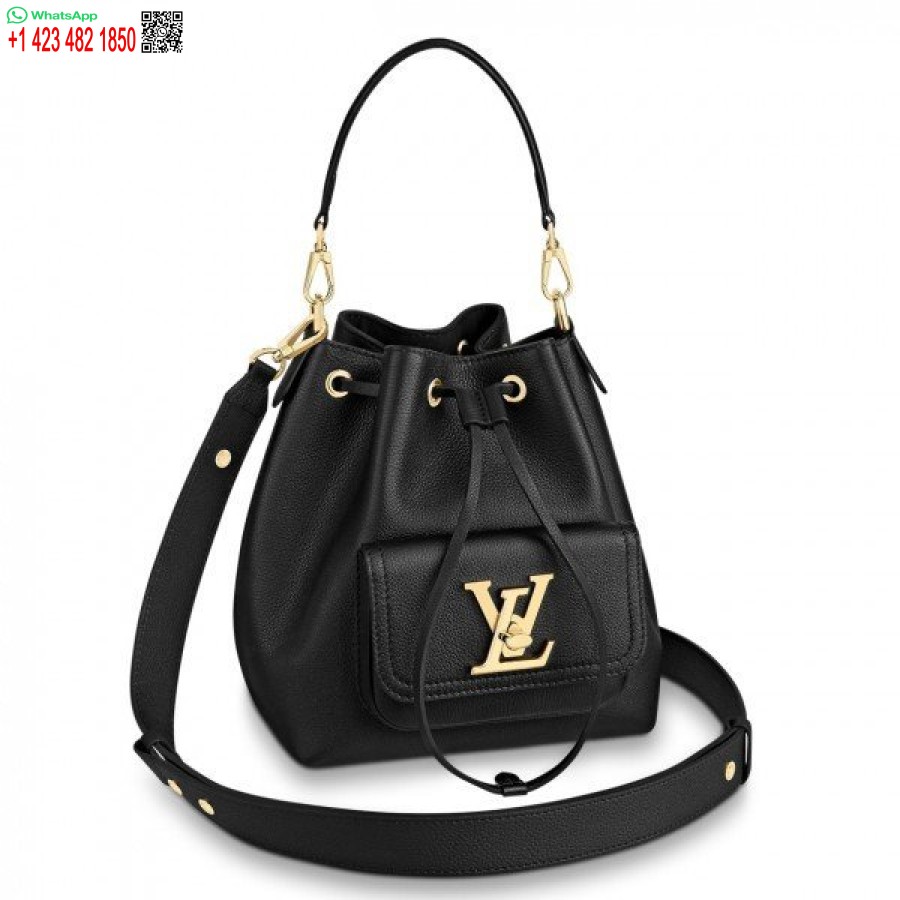 Replica Louis Vuitton Zwarte Lockme Emmertas M57687 Blv718