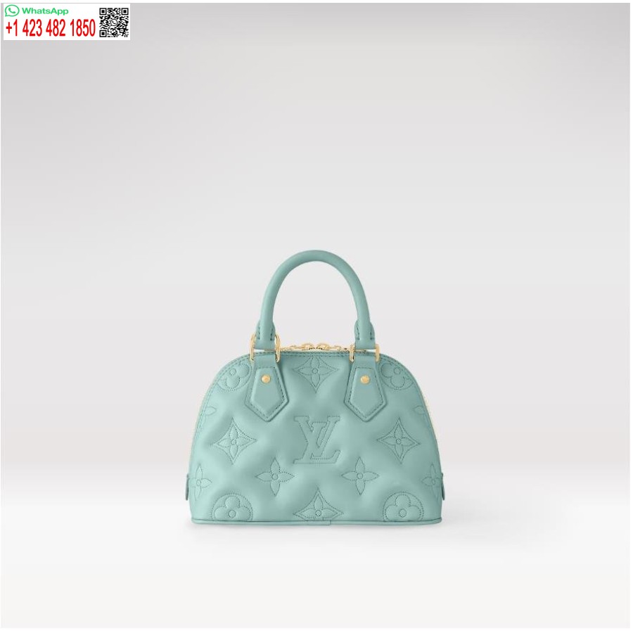 Replika Tas Louis Vuitton Alma Bb Vert D-eau Green Lv M20855