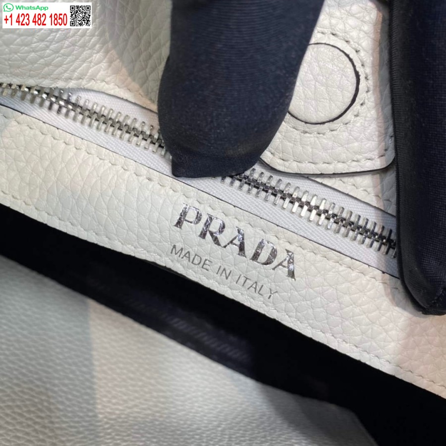 Replica Prada Nahkainen Hobo Laukku 1bc073 Valkoinen
