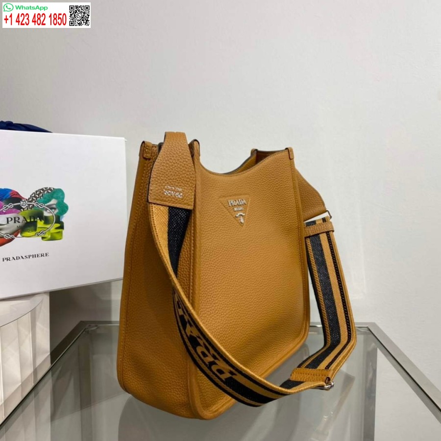 Replica Prada Nahkainen Hobo Laukku 1bc073 Tan