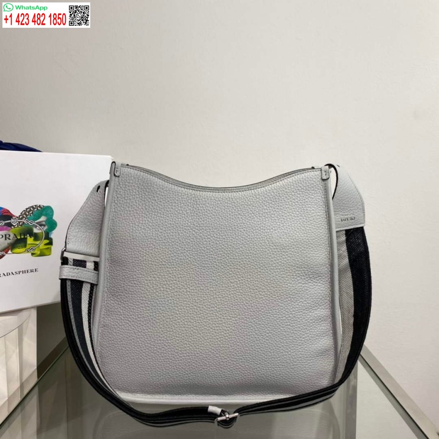 Replica Prada Leren Hobotas 1bc073 Grijs