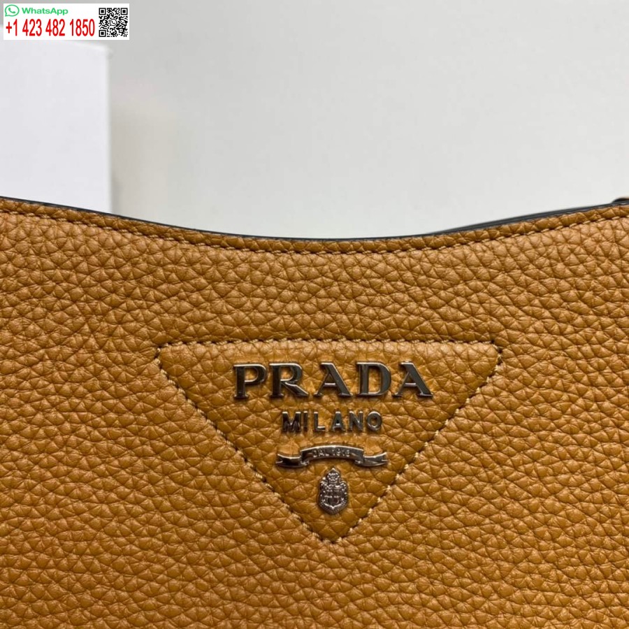 Réplique Prada 1bh191 Mini Sac à Bandoulière En Cuir Tan
