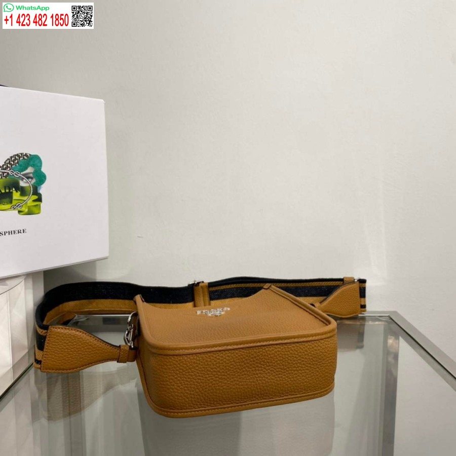 Réplique Prada 1bh191 Mini Sac à Bandoulière En Cuir Tan