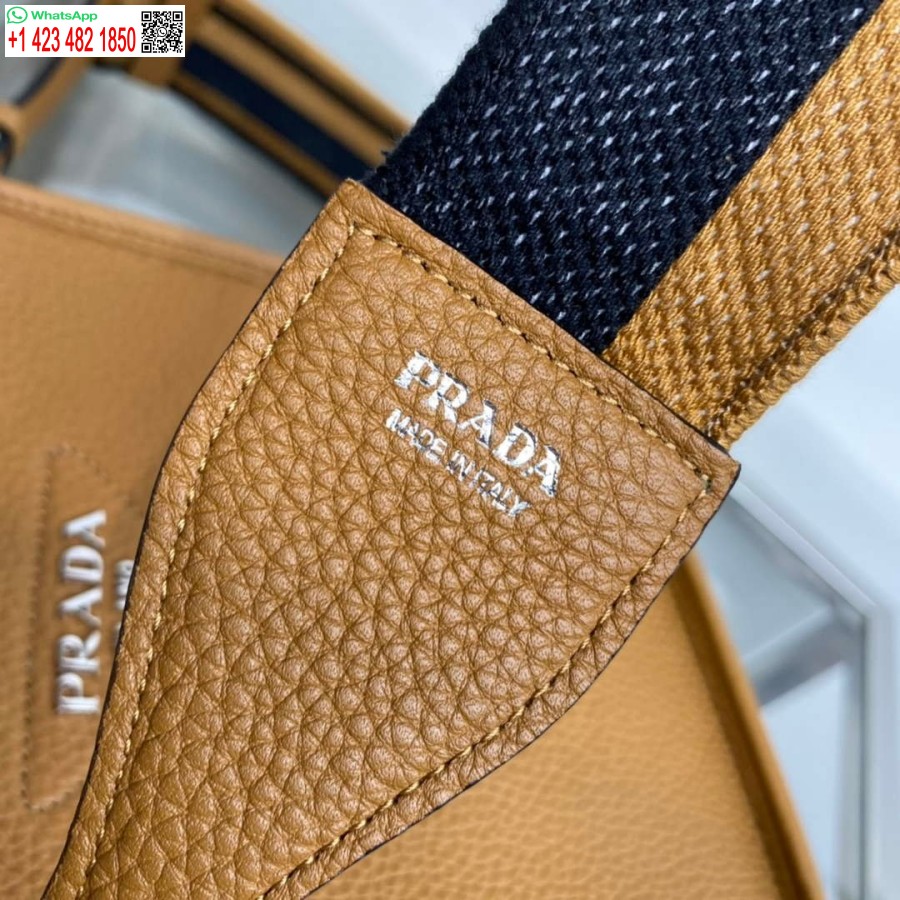 Réplique Prada 1bh191 Mini Sac à Bandoulière En Cuir Tan