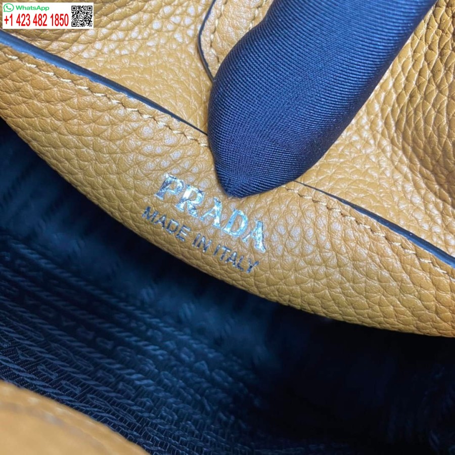 Réplique Prada 1bh191 Mini Sac à Bandoulière En Cuir Tan