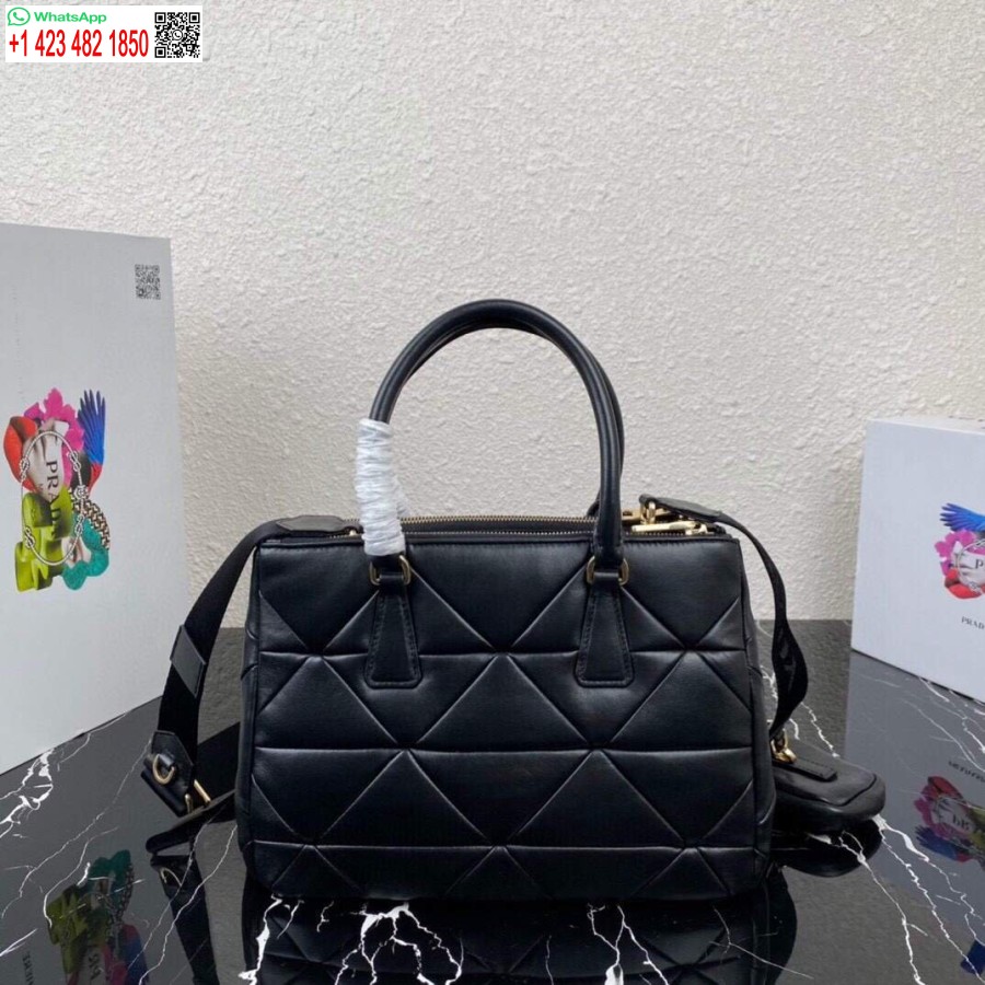 Replica Prada Pieni Prada Galleria Saffiano Nahkalaukku 1ba863 Musta