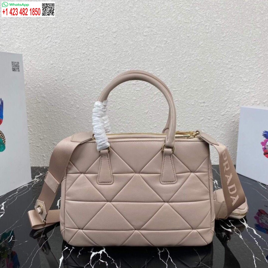 Replica Prada Small Prada Galleria Saffiano Leather bag 1BA863 Apricot