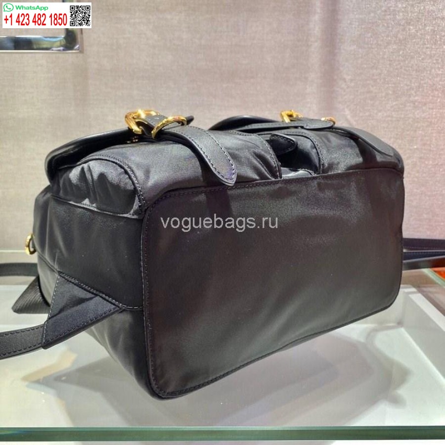 Replica Prada Robot Stoffryggsekk 1bz677 I Svart