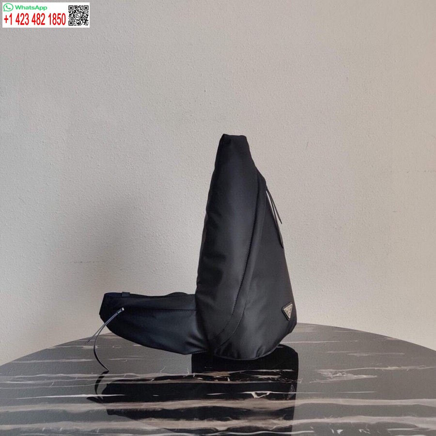 Replika Prada Re-najlon I Kožni Ruksak 2vz092 Crni