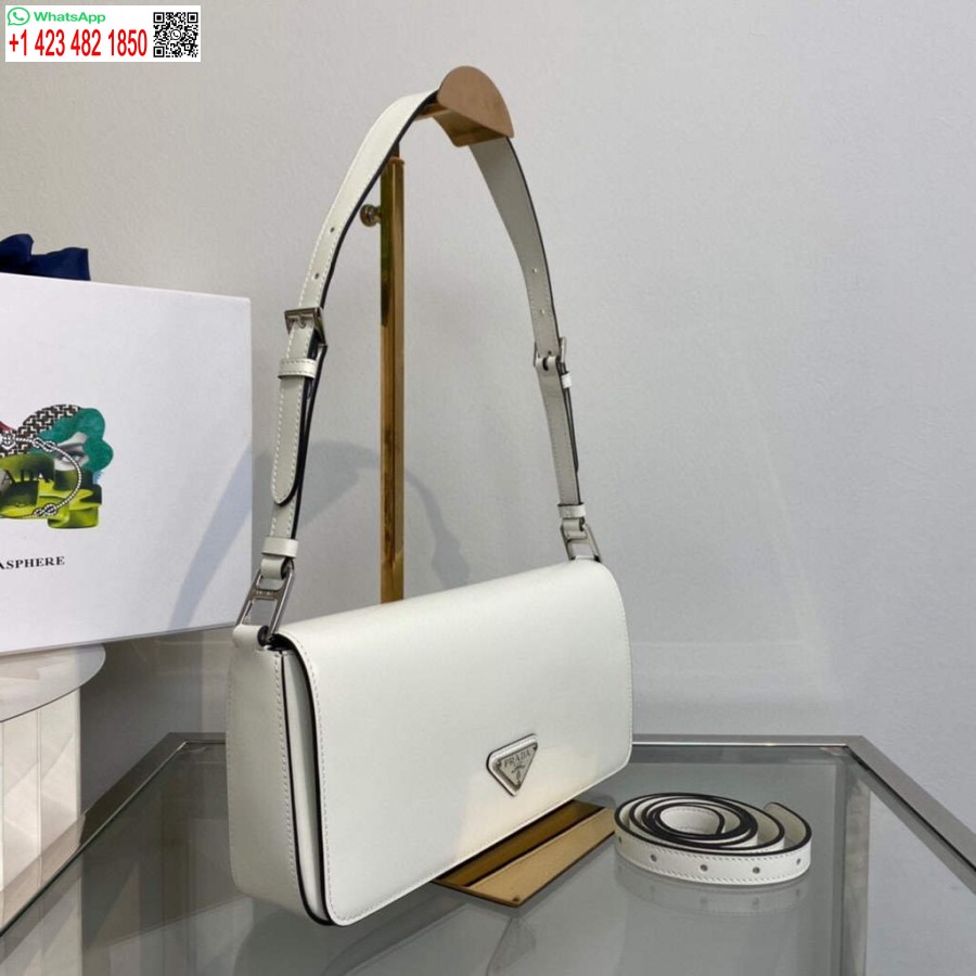 Replika Prada Szálcsiszolt Bőr Prada Femme 1bd323 Fehér