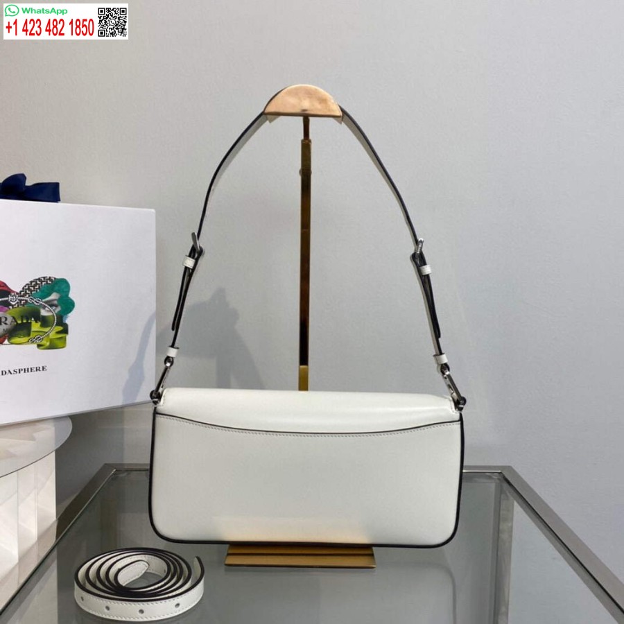 Replica Prada Pelle Spazzolata Prada Femme 1bd323 Bianco