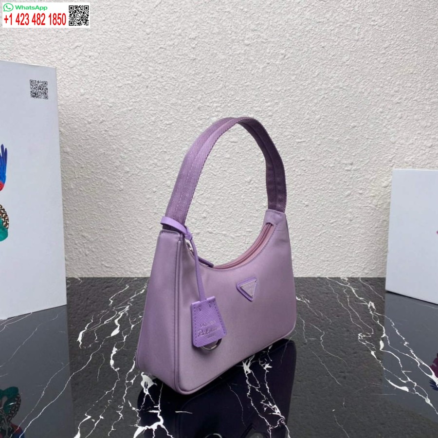 Réplica Prada 1ne515 Re-nylon Re-edition 2000 Mini-bag Roxo