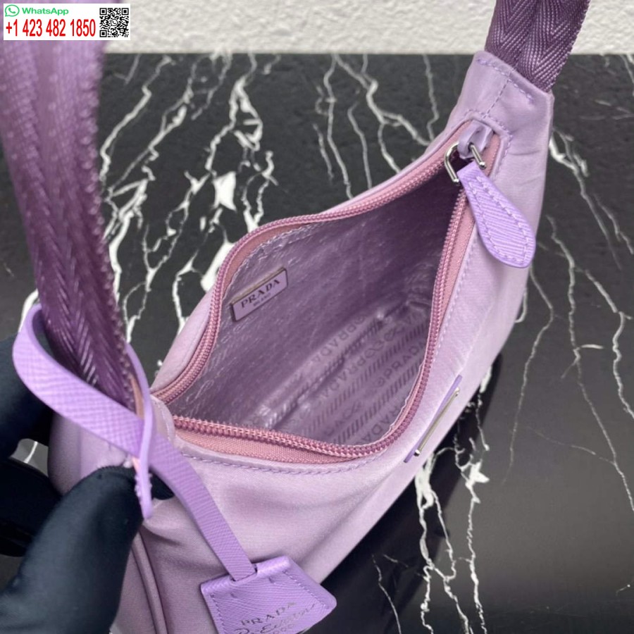 Réplica Prada 1ne515 Re-nylon Re-edition 2000 Mini-bag Roxo