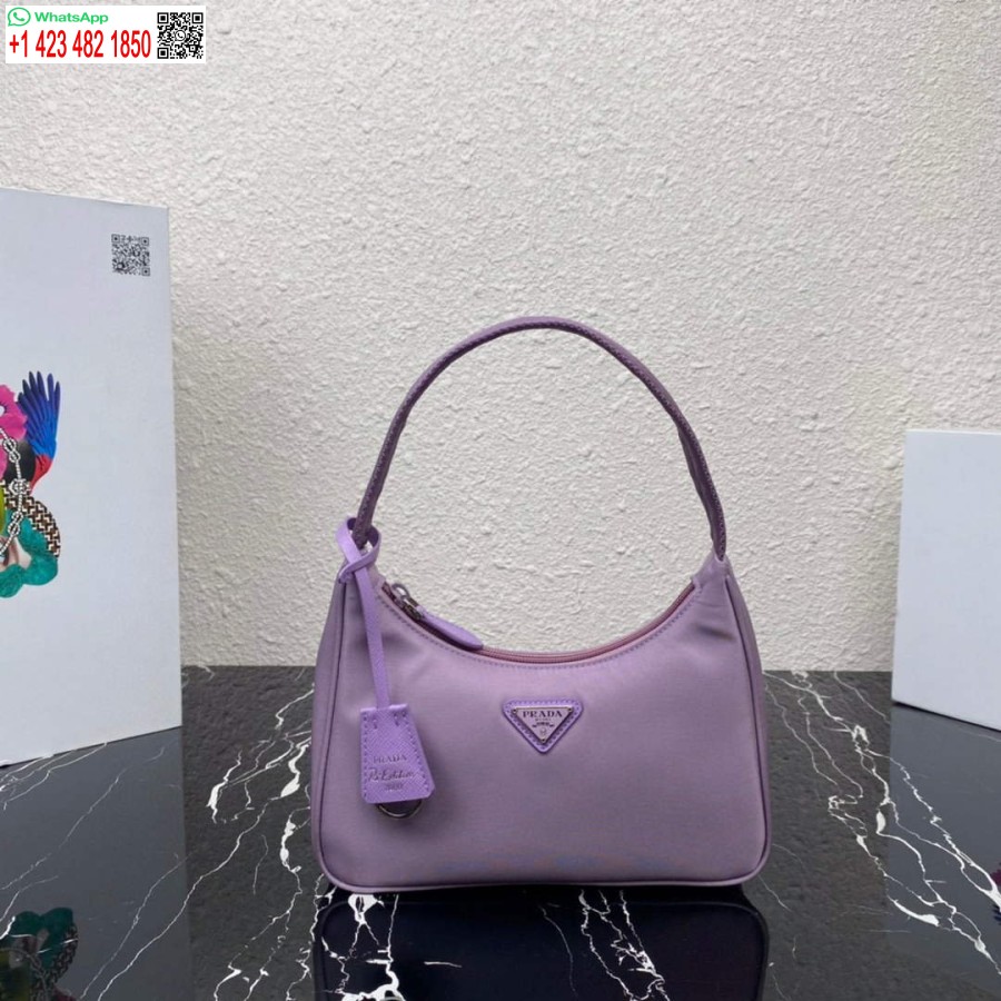 Réplica Prada 1ne515 Re-nylon Re-edition 2000 Mini-bag Roxo