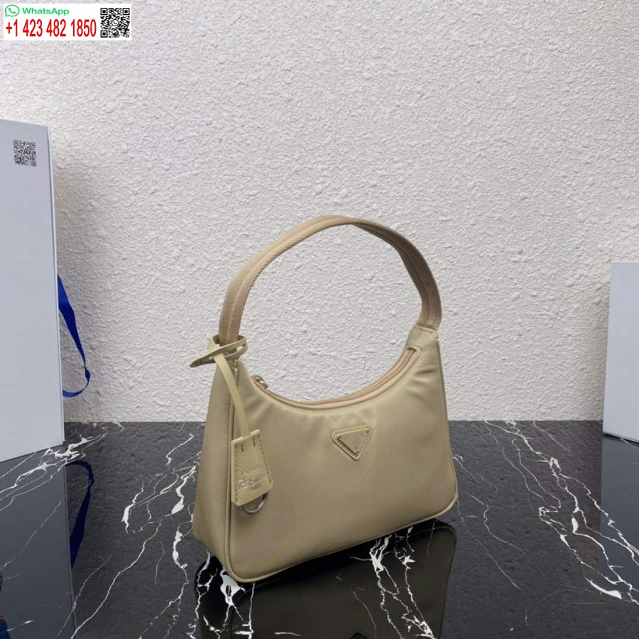 Replica Prada 1ne515 Re-nylon Riedizione 2000 Mini-bag Albicocca