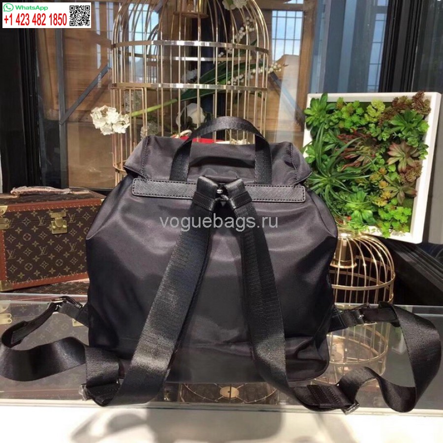 Réplique Prada 1bz811 Sac à Dos En Nylon En Noir