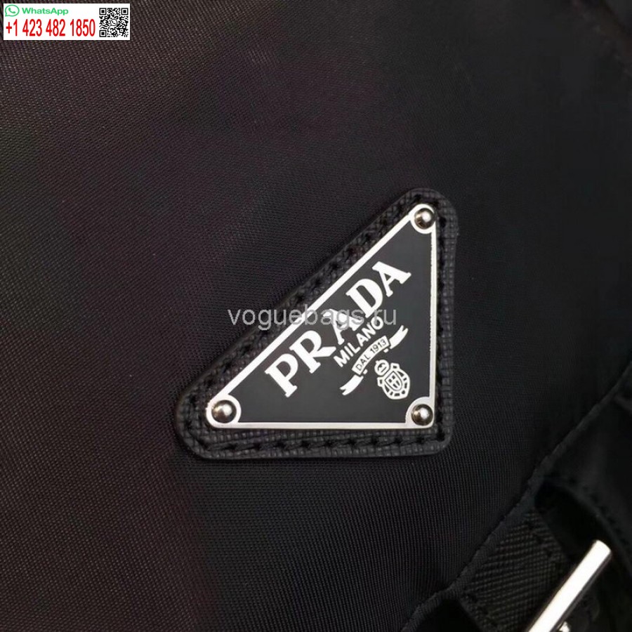Réplique Prada 1bz811 Sac à Dos En Nylon En Noir