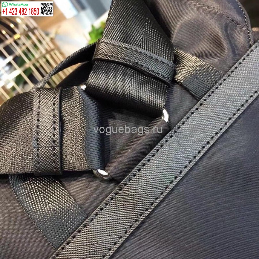 Réplique Prada 1bz811 Sac à Dos En Nylon En Noir