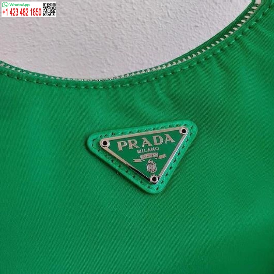 Replika Prada 1bh204 Prada Re-edition 2005 Nailon Bag Green