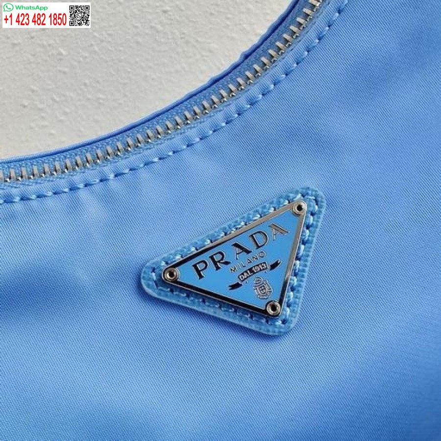 Replica Prada 1BH204 Prada Re-Edition 2005 Nylon Bag Blue