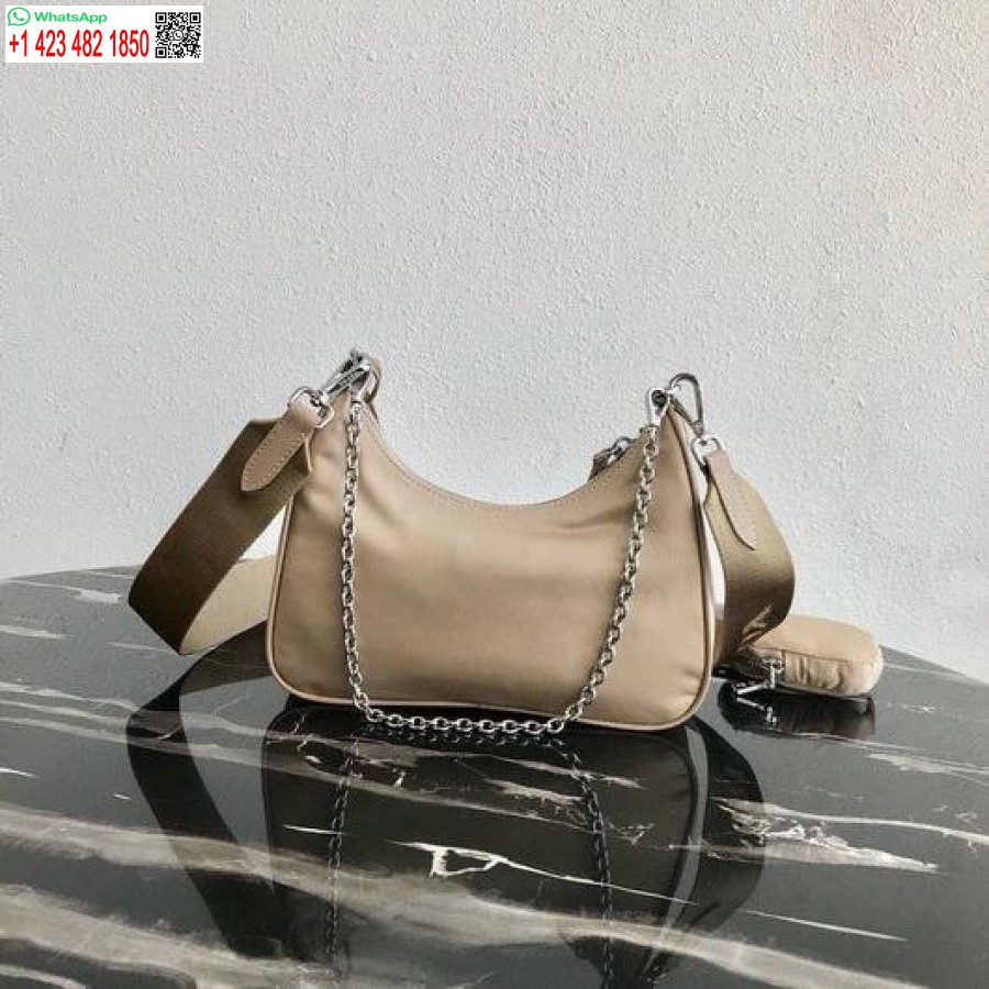 Réplica Prada 1bh204 Prada Re-edition 2005 Nylon Bag Damasco