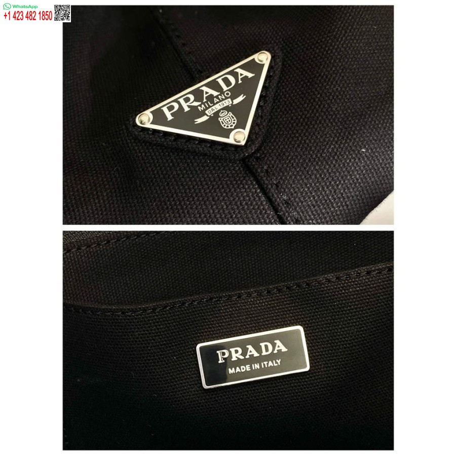 Replica Prada 1bg439 Farkkukassi Musta