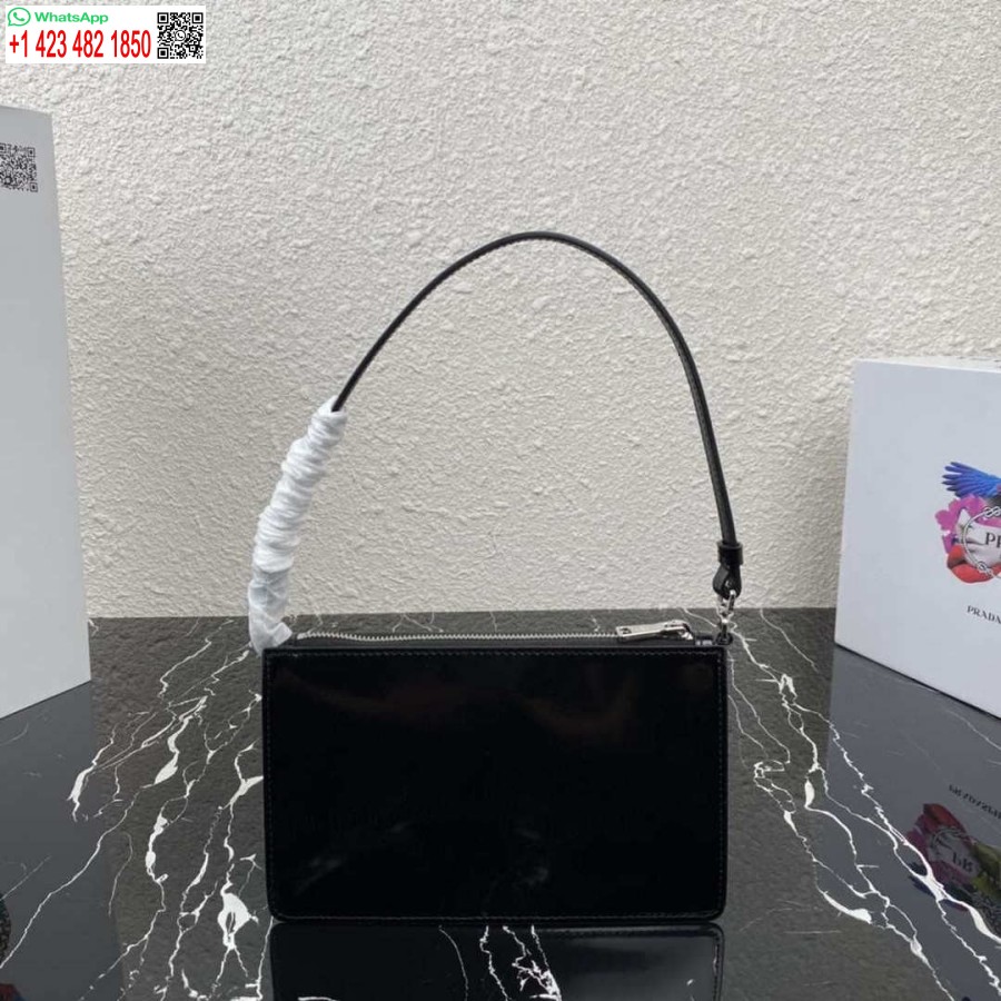 Replica Prada 1bc155 Mini Borsa In Pelle Saffiano Nera