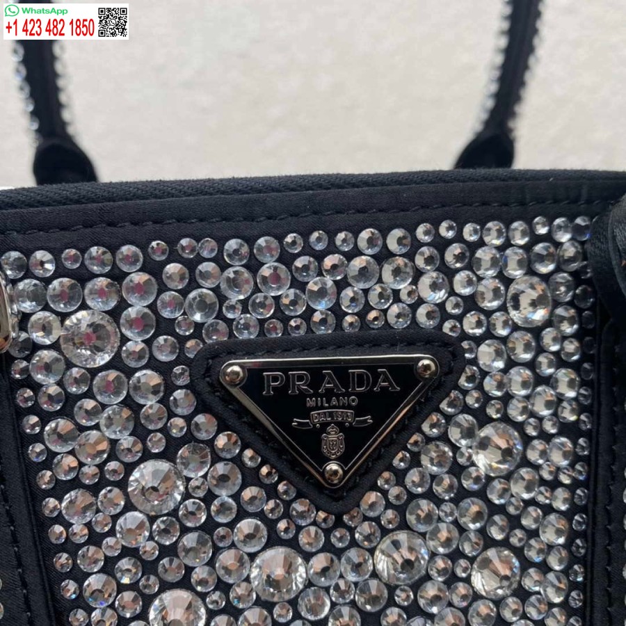Réplica Prada 1ba896 Prada Galleria Saffiano Bolsa Pequena De Couro Preto